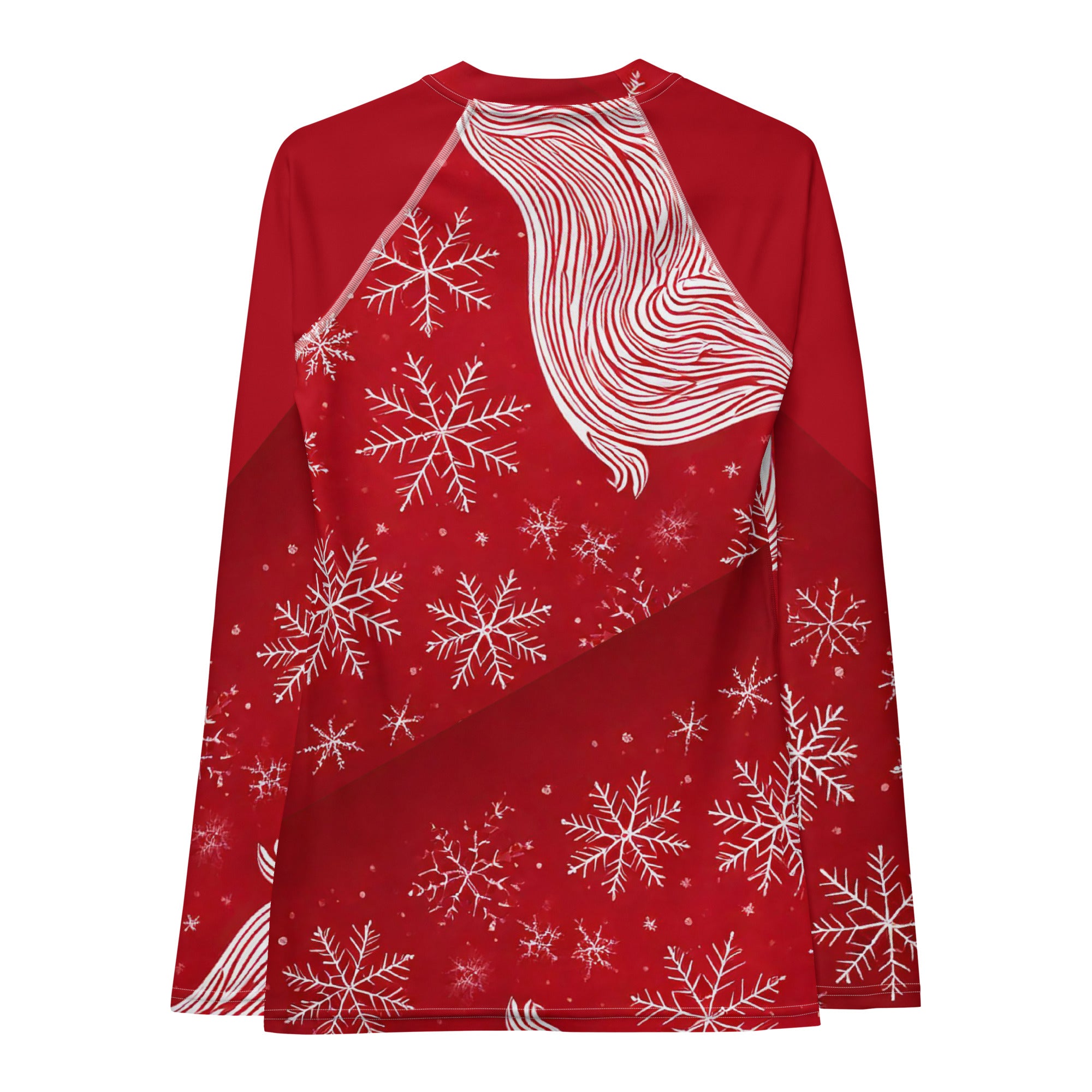 Christmas Pullover Sweater. Red Long Sleeved Party Top. WickedYo.